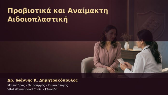 proviotika-kai-anaimakti-aidoioplastiki-cover Προβιοτικά και Αναίμακτη Αιδοιοπλαστική – Δρ. Ιωάννης Κ. Δημητρακόπουλος