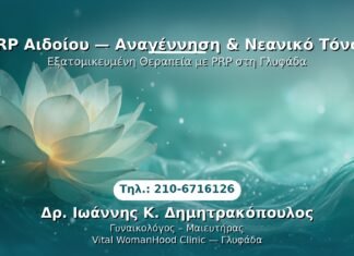 PRP Αιδοίου — Αναγέννηση & Νεανικό Τόνος PRP Γυναικολογίας — Γλυφάδα | Δρ. Ιωάννης Κ. Δημητρακόπουλος