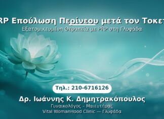 PRP Επούλωση Περίνεου μετά τον Τοκετό PRP Γυναικολογίας — Γλυφάδα | Δρ. Ιωάννης Κ. Δημητρακόπουλος