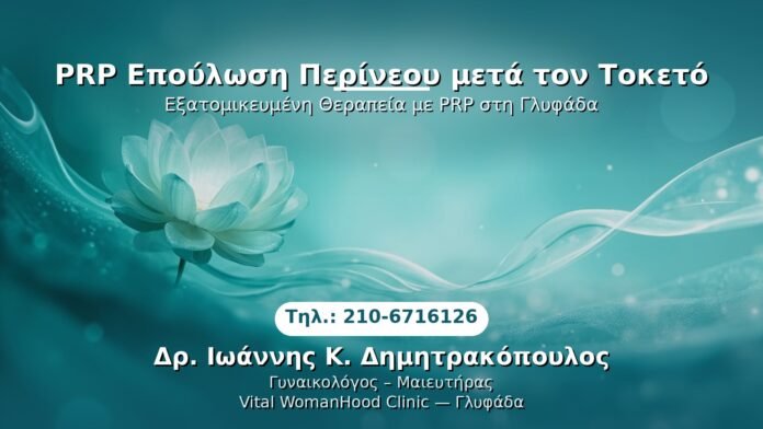 PRP Γυναικολογίας — Γλυφάδα | Δρ. Ιωάννης Κ. Δημητρακόπουλος