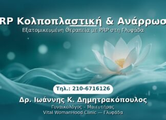 PRP Κολποπλαστική & Ανάρρωση PRP Γυναικολογίας — Γλυφάδα | Δρ. Ιωάννης Κ. Δημητρακόπουλος