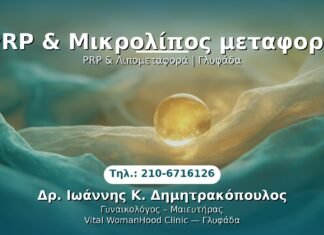 PRP Γυναικολογίας — Γλυφάδα | Δρ. Ιωάννης Κ. Δημητρακόπουλος