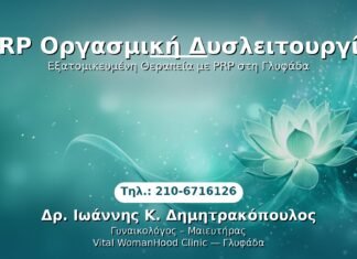PRP Οργασμική Δυσλειτουργία PRP Γυναικολογίας — Γλυφάδα | Δρ. Ιωάννης Κ. Δημητρακόπουλος