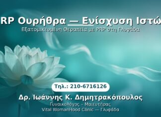 PRP Γυναικολογίας — Γλυφάδα | Δρ. Ιωάννης Κ. Δημητρακόπουλος