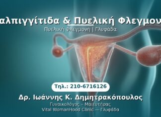 Σαλπιγγίτιδα & Πυελική Φλεγμονή PRP Γυναικολογίας — Γλυφάδα | Δρ. Ιωάννης Κ. Δημητρακόπουλος