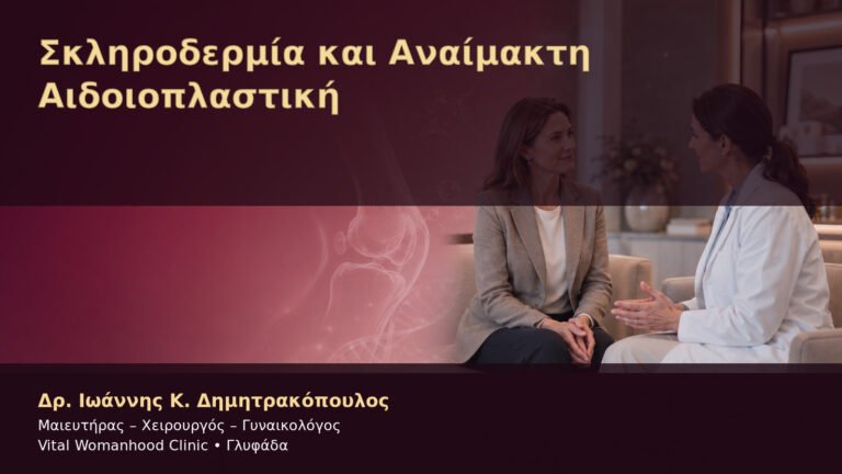 Σκληροδερμία και Αναίμακτη Αιδοιοπλαστική – Δρ. Ιωάννης Κ. Δημητρακόπουλος