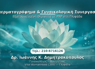 Σπερματογράφημα & Γυναικολογική Συνεργασία PRP Γυναικολογίας — Γλυφάδα | Δρ. Ιωάννης Κ. Δημητρακόπουλος