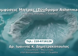 Συμφύσεις Μήτρας (Σύνδρομο Asherman) PRP Γυναικολογίας — Γλυφάδα | Δρ. Ιωάννης Κ. Δημητρακόπουλος