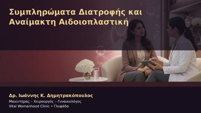 Συμπληρώματα Διατροφής και Αναίμακτη Αιδοιοπλαστική – Δρ. Ιωάννης Κ. Δημητρακόπουλος