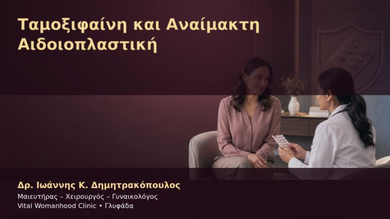 Ταμοξιφαίνη και Αναίμακτη Αιδοιοπλαστική – Δρ. Ιωάννης Κ. Δημητρακόπουλος