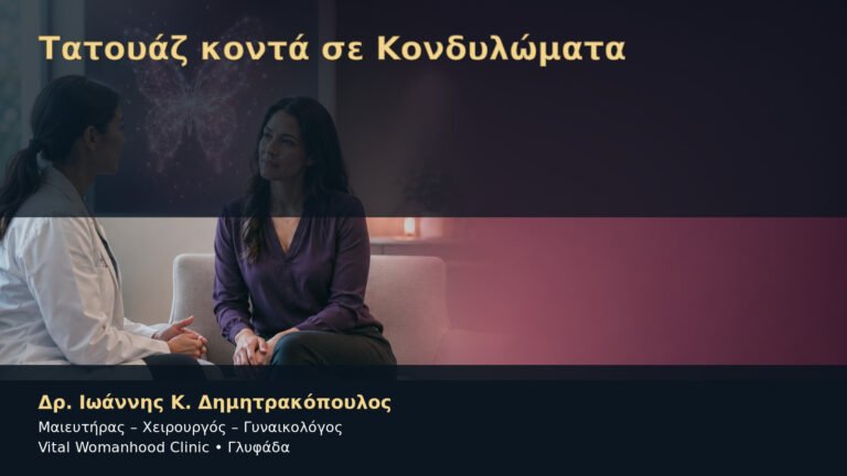 Τατουάζ κοντά σε Κονδυλώματα – Δρ. Ιωάννης Κ. Δημητρακόπουλος