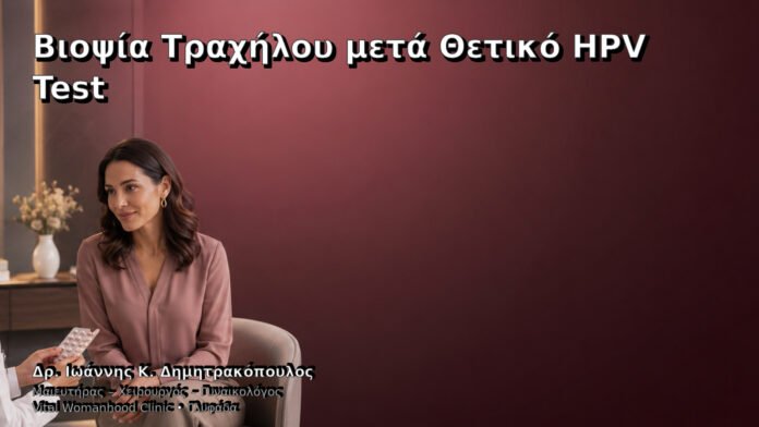 Βιοψία Τραχήλου μετά Θετικό HPV Test – Δρ. Ιωάννης Κ. Δημητρακόπουλος