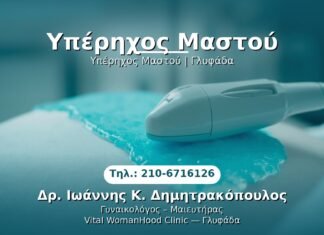 Υπέρηχος Μαστού PRP Γυναικολογίας — Γλυφάδα | Δρ. Ιωάννης Κ. Δημητρακόπουλος
