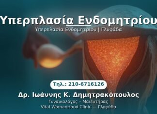 Υπερπλασία Ενδομητρίου PRP Γυναικολογίας — Γλυφάδα | Δρ. Ιωάννης Κ. Δημητρακόπουλος