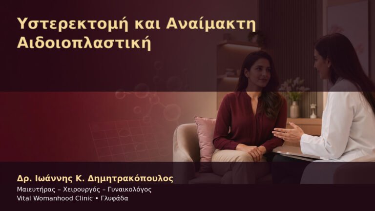 Υστερεκτομή και Αναίμακτη Αιδοιοπλαστική – Δρ. Ιωάννης Κ. Δημητρακόπουλος
