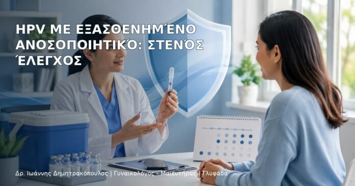 HPV με Εξασθενημένο Ανοσοποιητικό: Στενός Έλεγχος – Δρ. Ιωάννης Δημητρακόπουλος