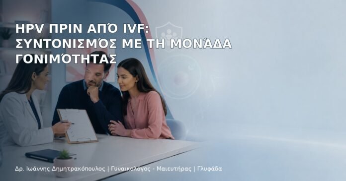 HPV πριν από IVF: Συντονισμός με τη Μονάδα Γονιμότητας – Δρ. Ιωάννης Δημητρακόπουλος