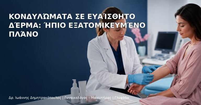 Κονδυλώματα σε Ευαίσθητο Δέρμα: Ήπιο Εξατομικευμένο Πλάνο – Δρ. Ιωάννης Δημητρακόπουλος