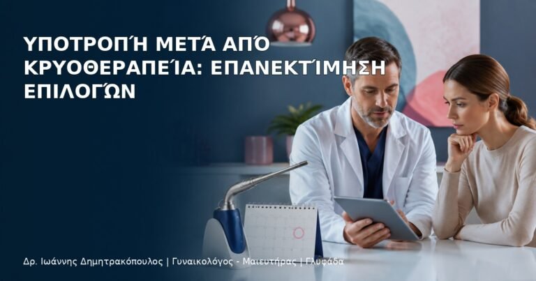 Υποτροπή μετά από Κρυοθεραπεία: Επανεκτίμηση Επιλογών – Δρ. Ιωάννης Δημητρακόπουλος