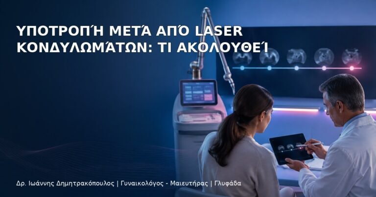 Υποτροπή μετά από Laser Κονδυλωμάτων: Τι Ακολουθεί – Δρ. Ιωάννης Δημητρακόπουλος