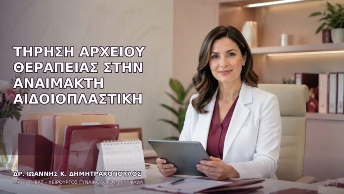 anaimakti-aidoioplastiki-1046 Τήρηση Αρχείου Θεραπείας στην Αναίμακτη Αιδοιοπλαστική