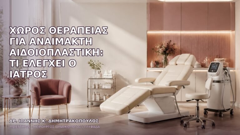 Χώρος Θεραπείας για Αναίμακτη Αιδοιοπλαστική: Τι Ελέγχει ο Ιατρός