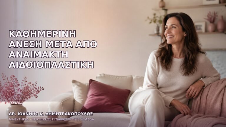 Καθημερινή Άνεση μετά από Αναίμακτη Αιδοιοπλαστική