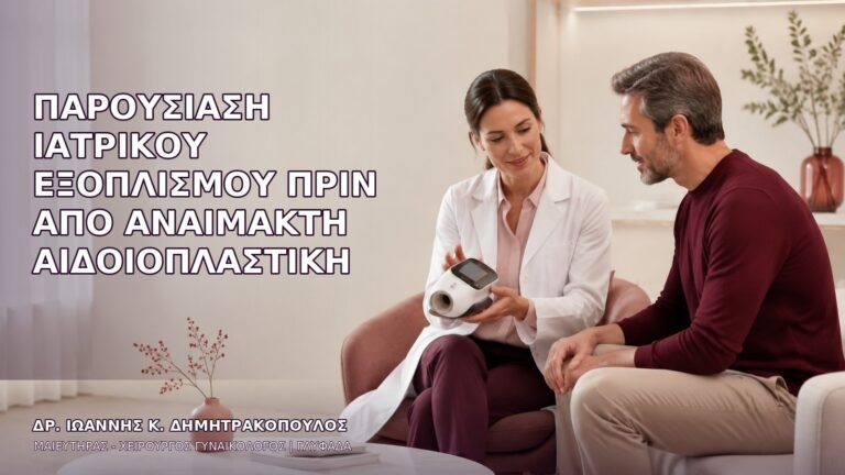 Παρουσίαση Ιατρικού Εξοπλισμού πριν από Αναίμακτη Αιδοιοπλαστική