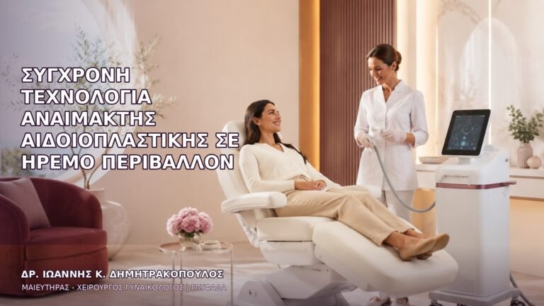Σύγχρονη Τεχνολογία Αναίμακτης Αιδοιοπλαστικής σε Ήρεμο Περιβάλλον