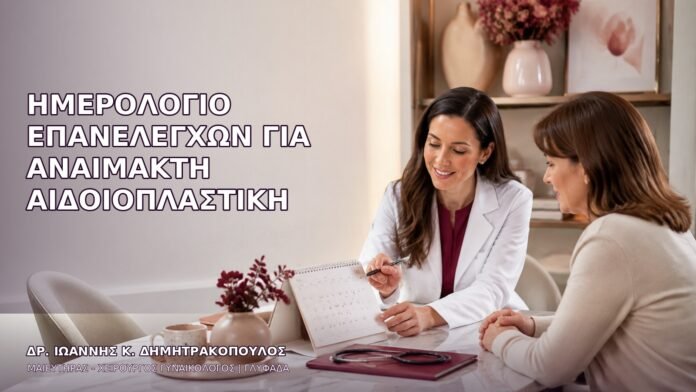 Ημερολόγιο Επανελέγχων για Αναίμακτη Αιδοιοπλαστική