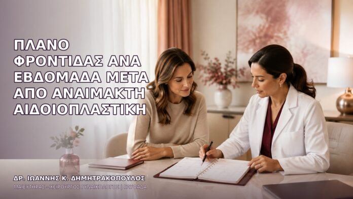Πλάνο Φροντίδας ανά Εβδομάδα μετά από Αναίμακτη Αιδοιοπλαστική