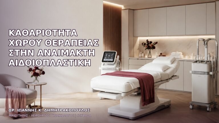 Καθαριότητα Χώρου Θεραπείας στην Αναίμακτη Αιδοιοπλαστική