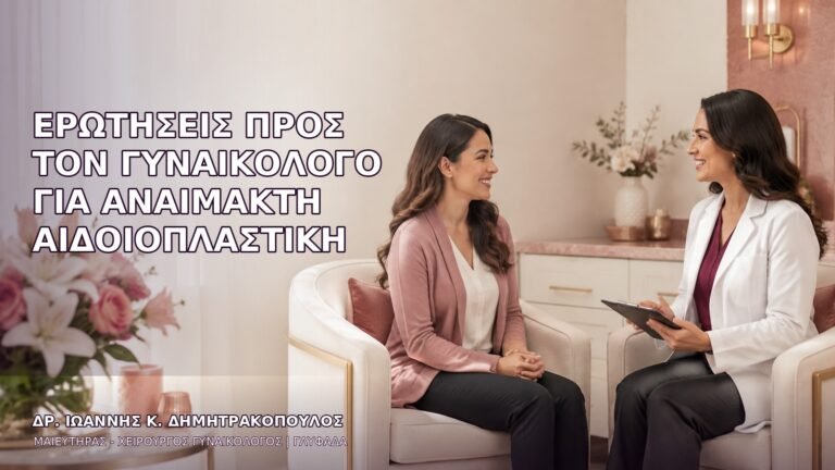 Ερωτήσεις προς τον Γυναικολόγο για Αναίμακτη Αιδοιοπλαστική