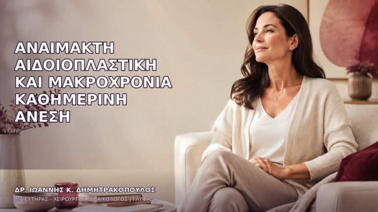 Αναίμακτη Αιδοιοπλαστική και Μακροχρόνια Καθημερινή Άνεση