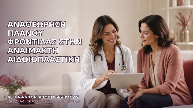 Αναθεώρηση Πλάνου Φροντίδας στην Αναίμακτη Αιδοιοπλαστική