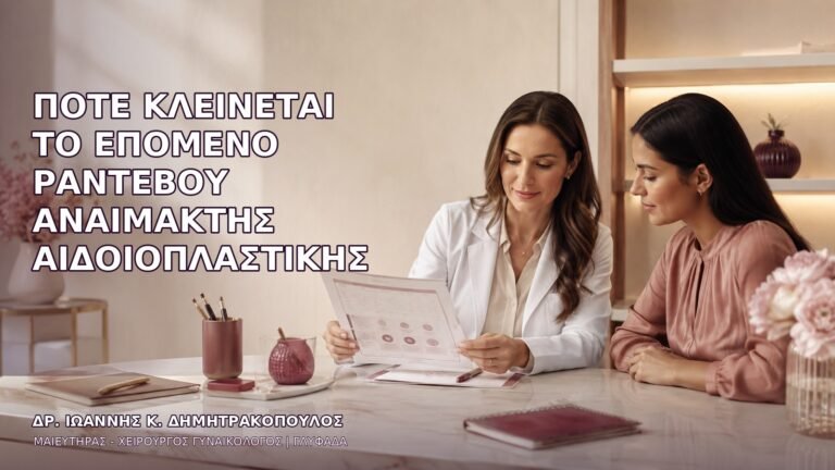 Πότε Κλείνεται το Επόμενο Ραντεβού Αναίμακτης Αιδοιοπλαστικής
