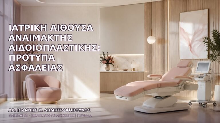 Ιατρική Αίθουσα Αναίμακτης Αιδοιοπλαστικής: Πρότυπα Ασφάλειας