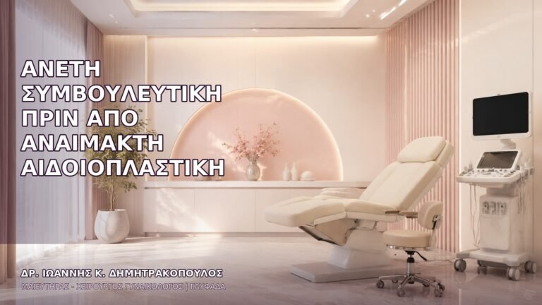 Άνετη Συμβουλευτική πριν από Αναίμακτη Αιδοιοπλαστική