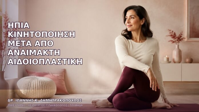 Ήπια Κινητοποίηση μετά από Αναίμακτη Αιδοιοπλαστική