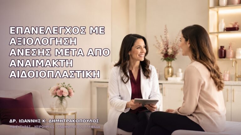 Επανέλεγχος με Αξιολόγηση Άνεσης μετά από Αναίμακτη Αιδοιοπλαστική