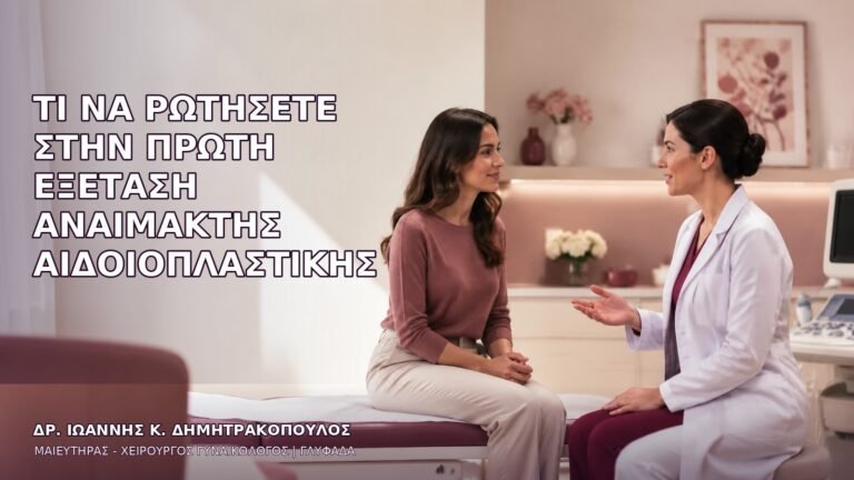 Τι να Ρωτήσετε στην Πρώτη Εξέταση Αναίμακτης Αιδοιοπλαστικής