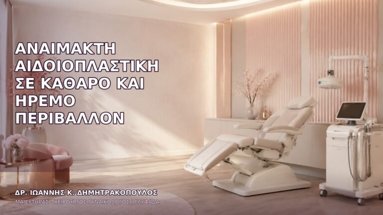 Αναίμακτη Αιδοιοπλαστική σε Καθαρό και Ήρεμο Περιβάλλον