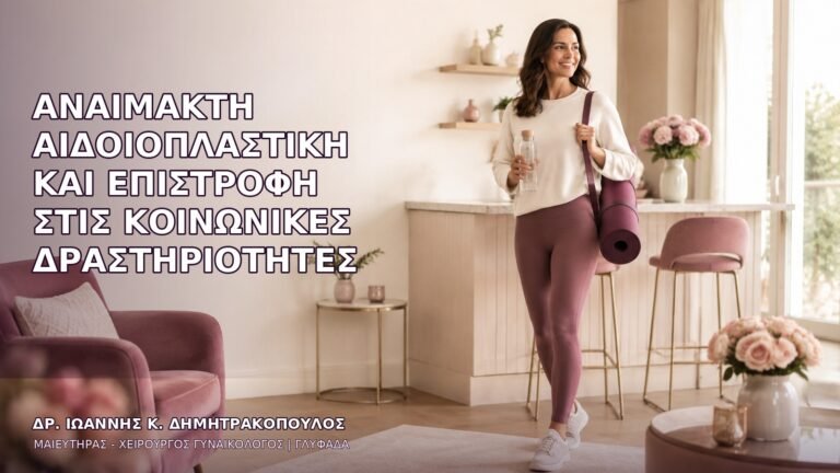 Αναίμακτη Αιδοιοπλαστική και Επιστροφή στις Κοινωνικές Δραστηριότητες
