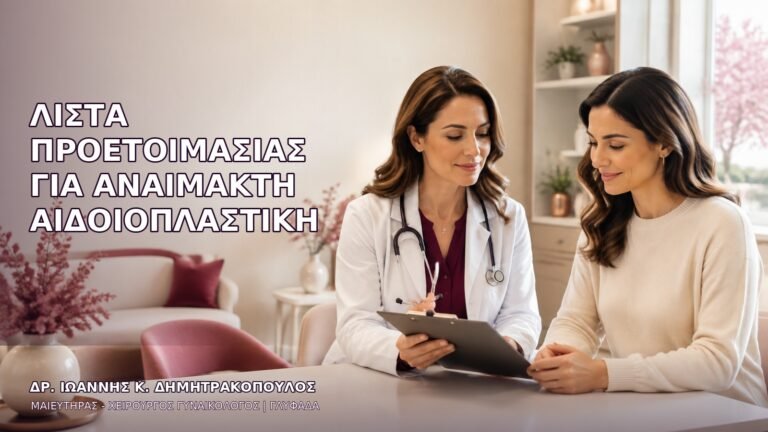 Λίστα Προετοιμασίας για Αναίμακτη Αιδοιοπλαστική