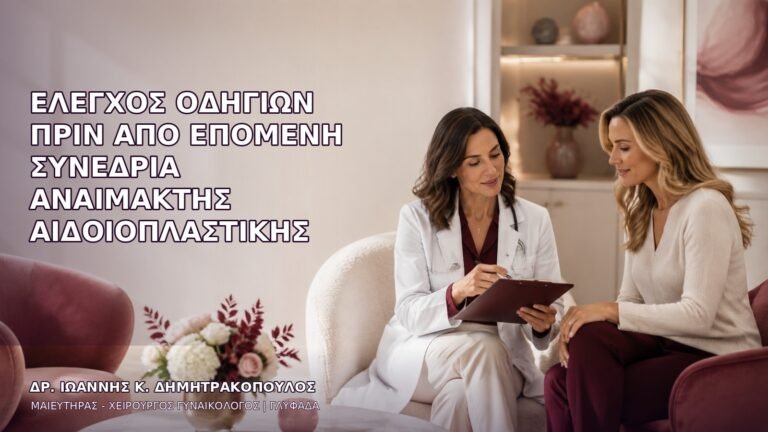 Έλεγχος Οδηγιών πριν από Επόμενη Συνεδρία Αναίμακτης Αιδοιοπλαστικής