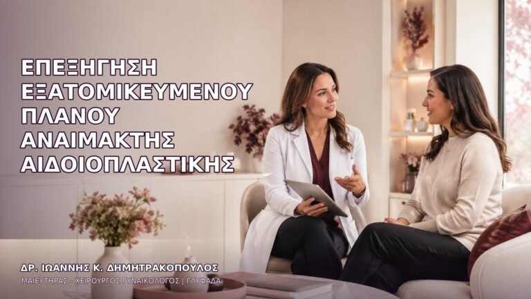 Επεξήγηση Εξατομικευμένου Πλάνου Αναίμακτης Αιδοιοπλαστικής