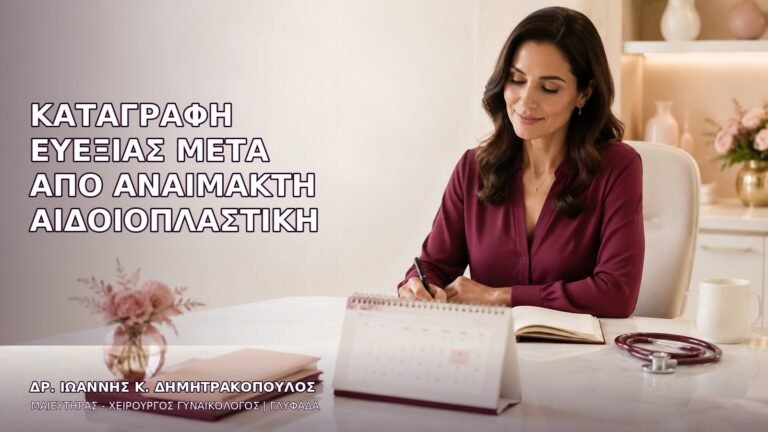 Καταγραφή Ευεξίας μετά από Αναίμακτη Αιδοιοπλαστική
