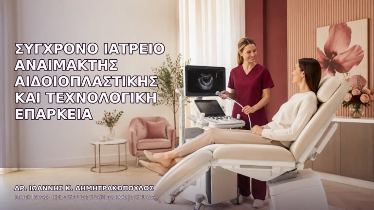 Σύγχρονο Ιατρείο Αναίμακτης Αιδοιοπλαστικής και Τεχνολογική Επάρκεια
