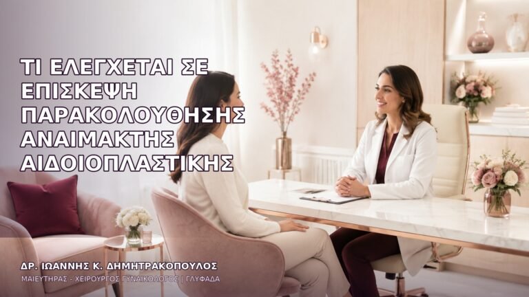 Τι Ελέγχεται σε Επίσκεψη Παρακολούθησης Αναίμακτης Αιδοιοπλαστικής
