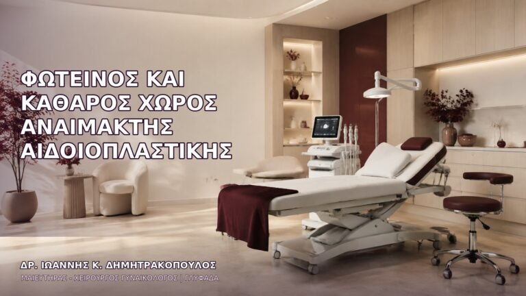 Φωτεινός και Καθαρός Χώρος Αναίμακτης Αιδοιοπλαστικής